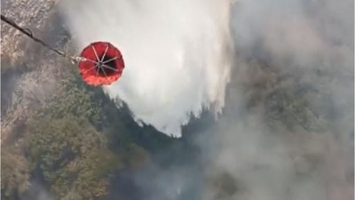 Susurluk’ta Orman Yangını: Havadan ve Yerden Müdahale