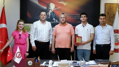 Başkan Semizel'den YKS Birincisine Destek