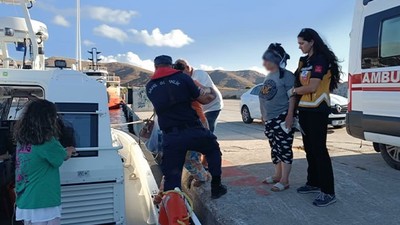 Adalarda Rahatsızlanan İki Kişi Tıbbi Tahliye Edildi