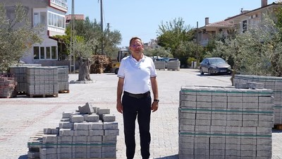 Ayvalık'ta Yol Yatırımları Devam Ediyor
