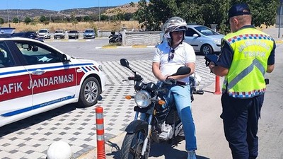Balıkesir'de Motosiklet Denetimi