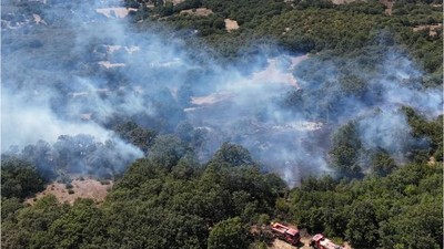 Balya'da Yangın! Başkan Gaga Son Durumu Paylaştı