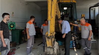 Başkan Gaga'dan Atölyeye Yakın Takip