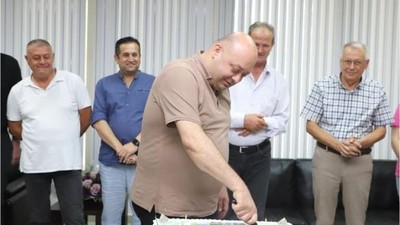Başkan Palaz'a Mesai Arkadaşlarından Sürpriz