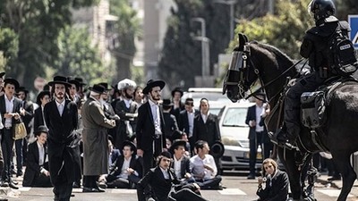 İsrail’de Haredilerden Askerlik Protestosu