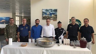 Kaymakam İlyas Memiş, BUBFA Aşure Hayrına Katıldı