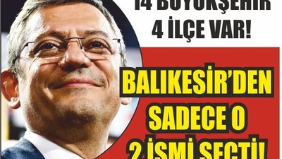 Özel Balıkesir'den Sadece Bu 2 İsmi Seçti!