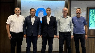 Başkan Akın ve Sak Sındırgı İçin Görüştü