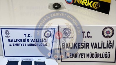 Balıkesir Emniyeti "Önemli Miktarda Uyuşturucu Ele Geçirildi"