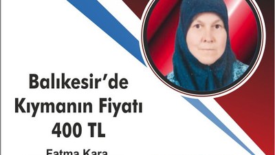 Balıkesir’de Kıymanın Fiyatı 400 TL