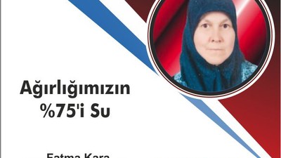 Ağırlığımızın Yüzde 75’i Su