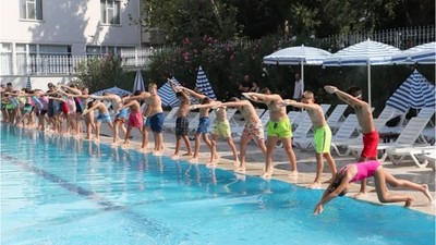 Gönen'de Çocuklar Eğlencenin Zirvesini Yaşadı