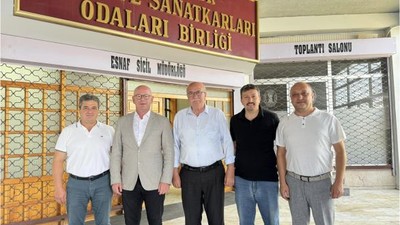 Milletvekili Sarı Oda Başkanlarını Dinledi