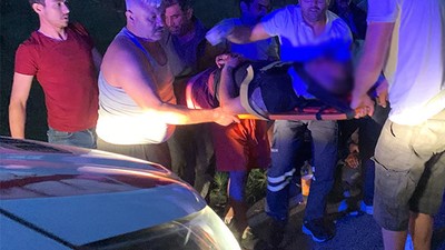 Edremit'te Motosiklet Kazası Yaralılar Var