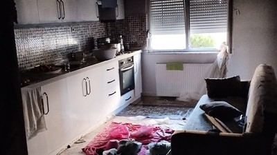 Havran’da Ev Yangınına Hızlı Müdahale