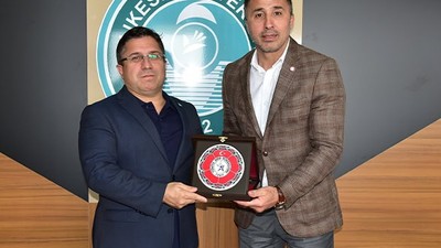 Rektör Oğurlu, Judo Federasyonu Başkanı Huysuz’u Ağırladı