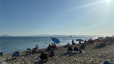 Tatilin son günü Balıkesirli Sahile Akın Etti