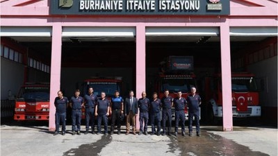 Burhaniye'de İtfaiyecilere Ziyaret