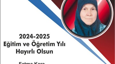 2024 -2025 Yeni eğitim ve öğretim yılı hayırlı olsun