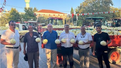 Bandırma’ya Kavun Üreticisi Ziyareti