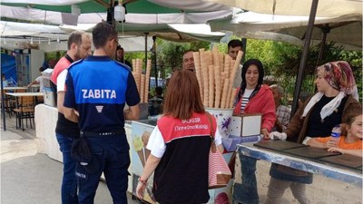 İvrindi Panayırında Sağlık İçin Denetim Turu