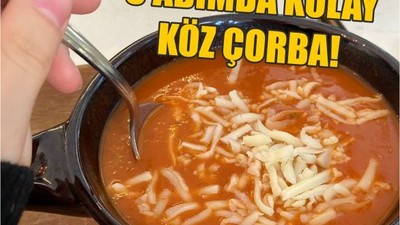 5 Adımda Kolay Köz Domates Çorbası Tarifi