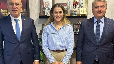 AK Partili Vekiller Milli Sporcu Kahraman'ı TBMM'de Ağırladı