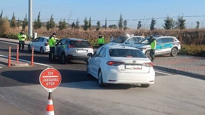 Balıkesir Jandarma’dan Cayrokopter'le Trafik Denetimi