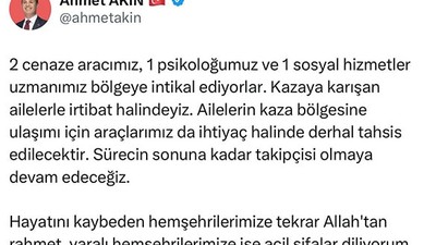 Başkan Akın’dan Aksaray’daki Kazaya Anında Destek