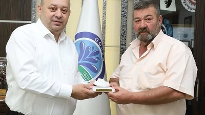 Eski Başkanlar Başkan Palaz’ı Ziyaret Etti