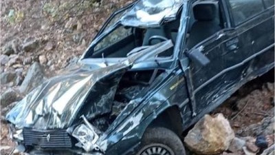 Havran’da Şarampole Uçan Araçta Can Pazarı!