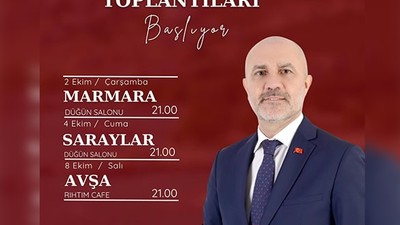 Marmara Adalar Belediyesi Halk Toplantıları Başlıyor