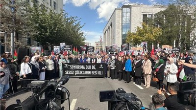 AK Parti Genel Merkezi Gazze'nin Sesi Oldu!