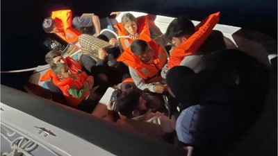 Edremit'te 11 Düzensiz Göçmen Yakalandı