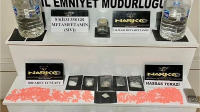 Balıkesir'de 8 Kilo Metamfetamin Ele Geçirildi