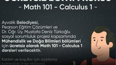Ayvalık'ta Ücretsiz Calculus Eğitimi Başlıyor!