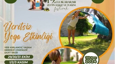 Ayvalık’ta Ücretsiz Yoga Etkinliği Başlayacak
