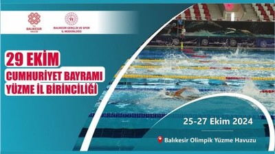 Balıkesir'de Kutlama Coşkusu Yüzme Müsabakalarıyla Başlıyor