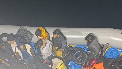 Ayvalık Açıklarında 47 Düzensiz Göçmen Yakalandı