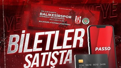 Balıkesirspor-Etimesgut Belediyespor Maçı Biletleri Satışta!