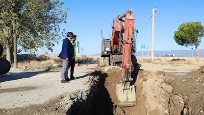 Burhaniye Hürriyet Mahallesi’ne Yeni Yağmur Suyu Hattı