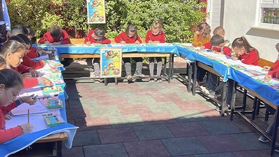 Havran’da Öğrencilerden “Çocuk Gözüyle Filistin” Projesi