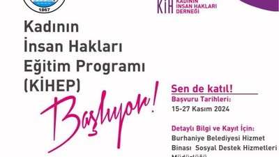 Kadın Hakları Eğitimi Burhaniye'de Başlıyor