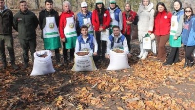 Orman Gençleştirme Çalışmalarına 200 Kiloluk Katkı