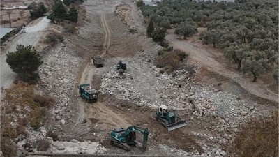 Balıkesir’de Köprü Yıkıldı! Çay Islah Ediliyor