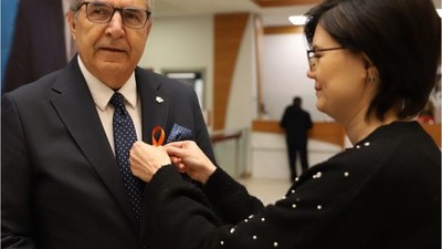 Bandırma'da Turuncu Kurdele Hareketi