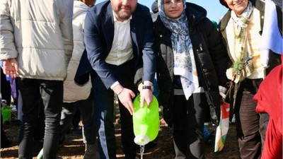 Balıkesir’de 100 Bin Fidan Toprakla Buluştu
