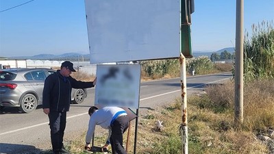 Ayvalık’ta İzinsiz Reklam Panolarına Cezai Yaptırım