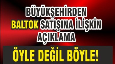 Büyükşehirden Arsa Satış İddialarına Yanıt