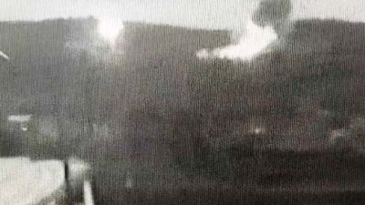 Balıkesir'deki Patlama Anı Güvenlik Kamerasında
